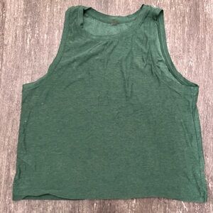 Beyond Yoga Green Sleeveless Tank Top